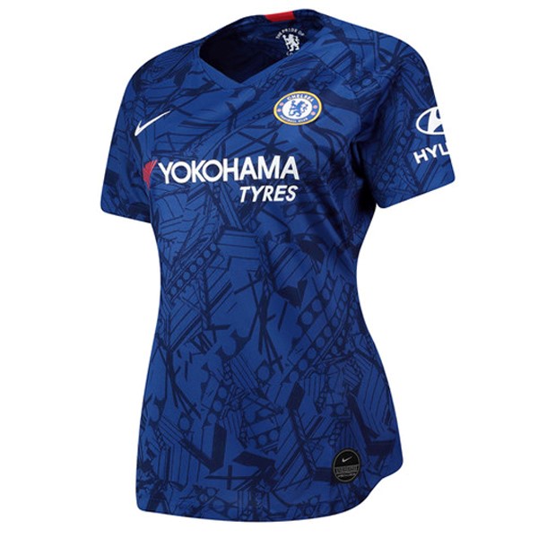 Camiseta Chelsea Replica Primera Ropa Mujer 2019/20 Azul